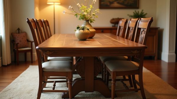 Choisissez une table salle à manger en bois pour un intérieur chaleureux