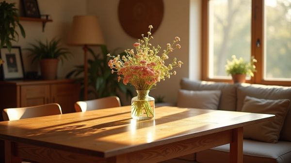 Choisissez une table salle à manger en bois pour un intérieur chaleureux
